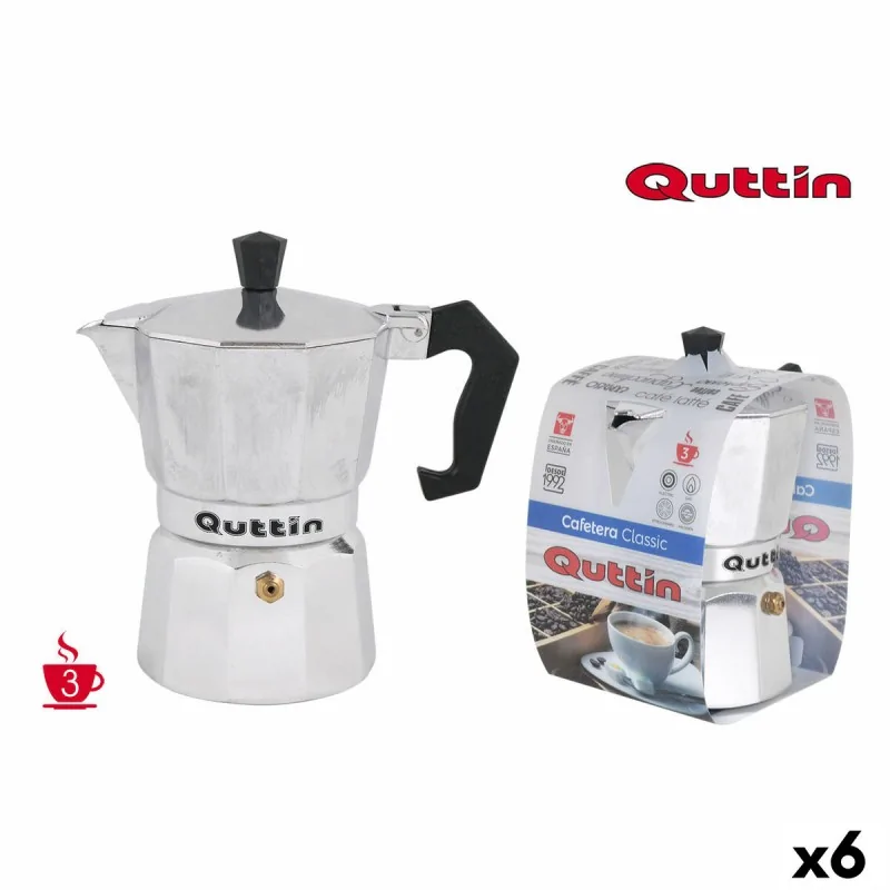 Italian Coffee Pot Quttin 105187 (6 Units)