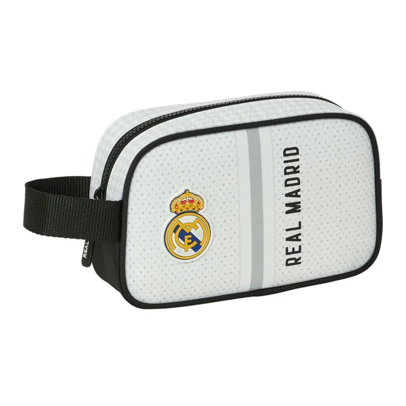 Travel Vanity Case Real Madrid C.F. White Grey Sporting 22 x 13.5 x 8 cm