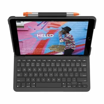 Bluetooth Keyboard with Support for Tablet Logitech...