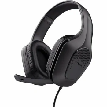 Headphones with Microphone Trust Black