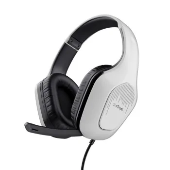 Headphones with Microphone Trust GXT 415W Zirox White