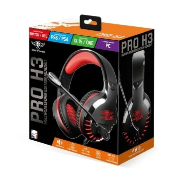 Headphone with Microphone Spirit of Gamer Pro H3 Orange...