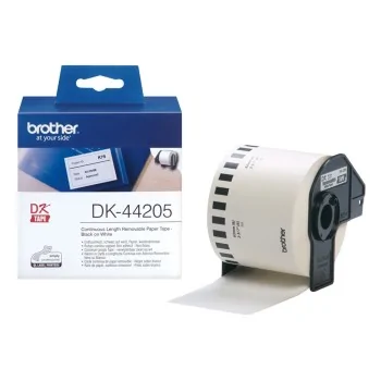 Printer Labels Brother DK-44205 White Black/White 62 mm x...