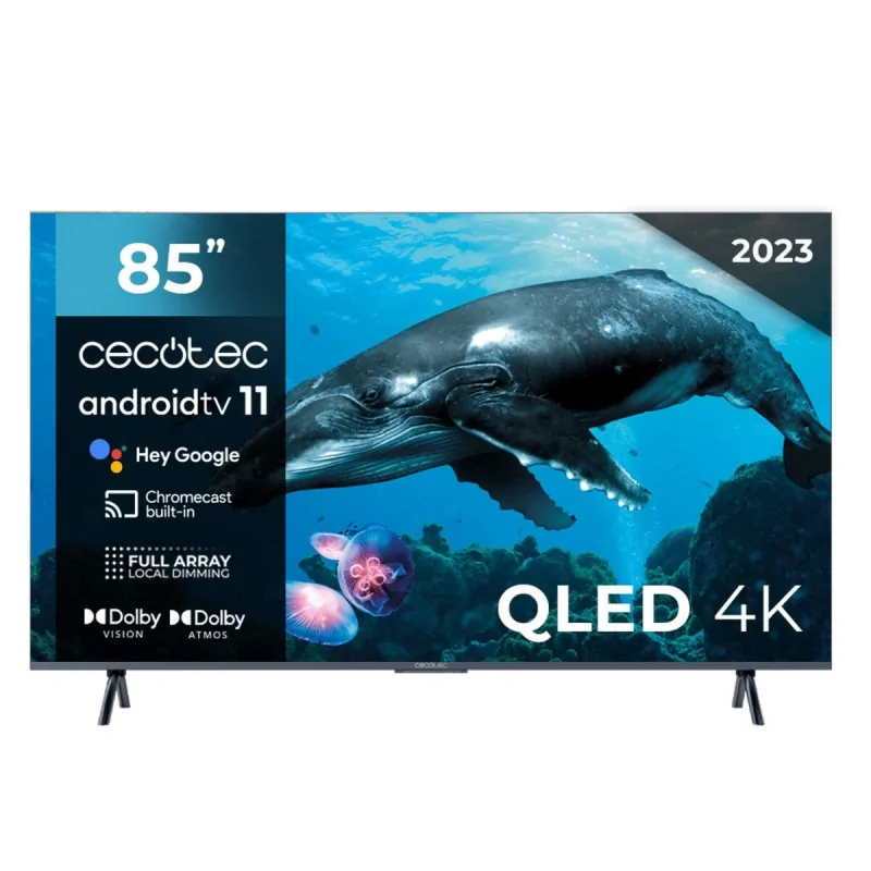 Smart TV Cecotec V3+ series VQU30085+ 55" 4K Ultra HD HDR10 Dolby Vision