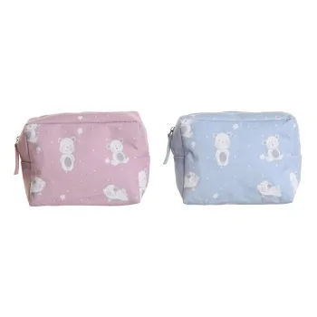 Travel Vanity Case DKD Home Decor Blue White Green Pink...