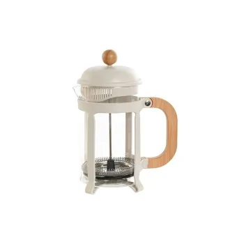 Cafetière with Plunger Home ESPRIT White Natural...