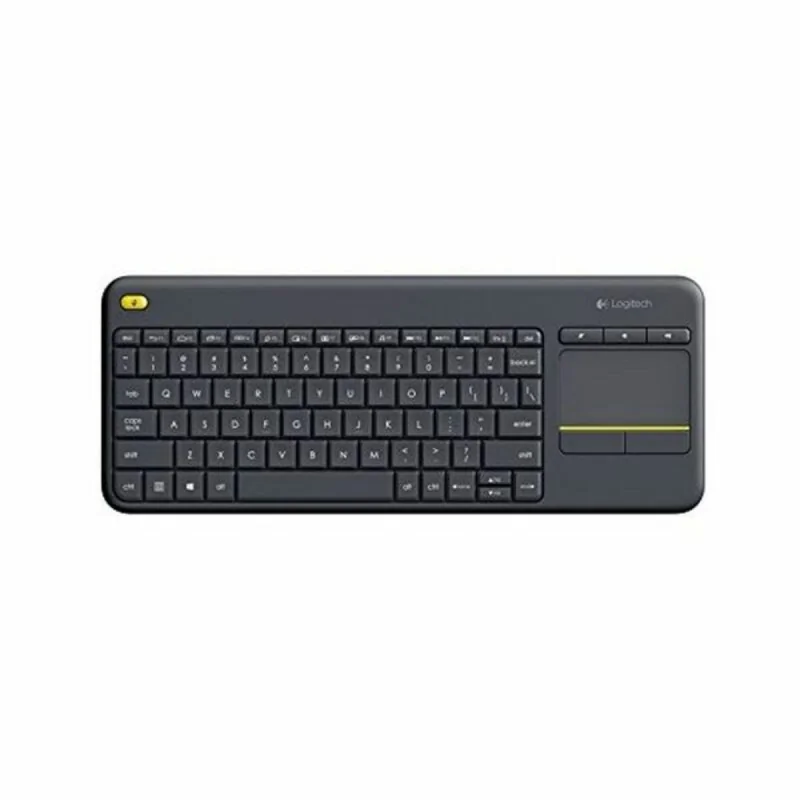 Keyboard with Touchpad Logitech K400 Plus Black