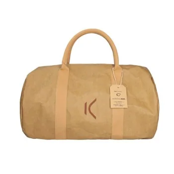 Sports Bag KSIX WeekendBag Brown Eco-friendly kraft paper