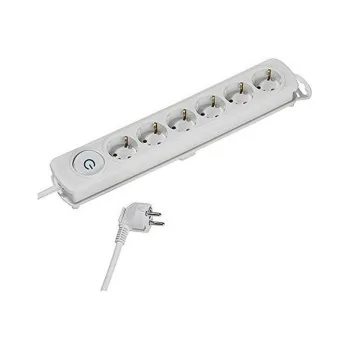 Power Socket - 6 Sockets with Switch Vivanco 37647 1,4 m...