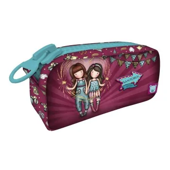 School Toilet Bag Gorjuss Fireworks Maroon 21.5 x 10.5 x...