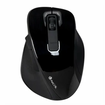 Optical Wireless Mouse NGS BOWBLACK Black 1600 dpi (1 Unit)