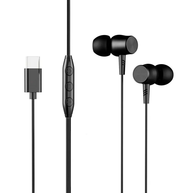 In ear headphones Contact Black