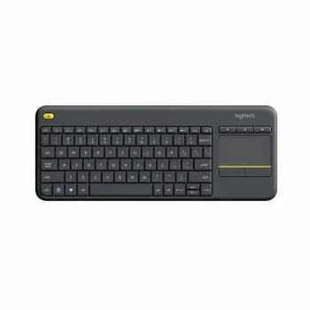 Keyboard Logitech 920-007145 Black Spanish Qwerty QWERTY...