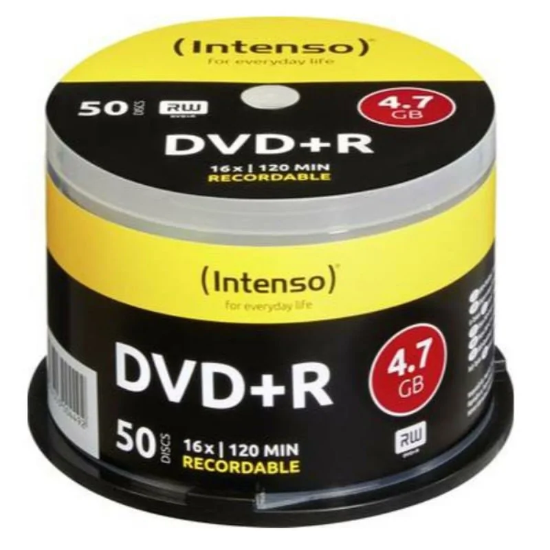 DVD+R INTENSO 4111155 (50 Units)