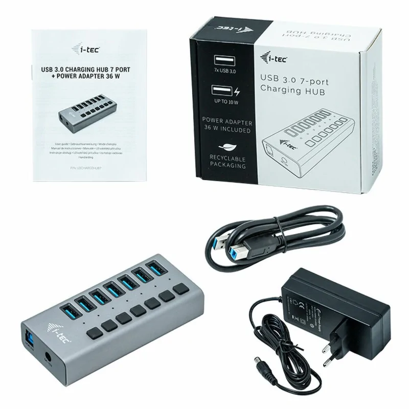 USB Hub i-Tec U3CHARGEHUB7 