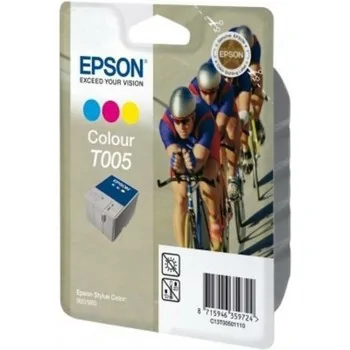 Original Ink Cartridge Epson T005 Tricolour