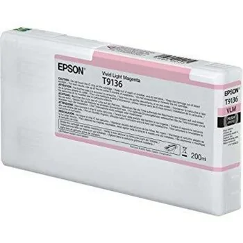 Original Ink Cartridge Epson T9136 Vivid Light Magenta...