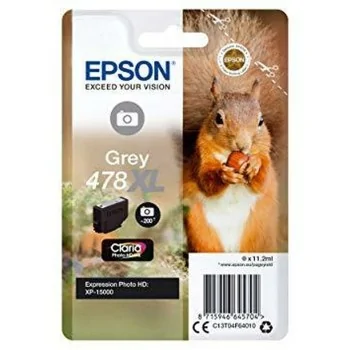 Original Ink Cartridge Epson C13T04F64010 Grey