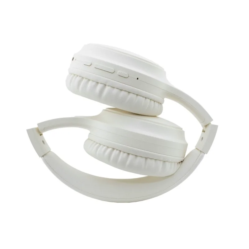 Bluetooth Headphones CoolBox COO-AUB-40WH White