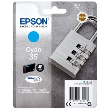 Original Ink Cartridge Epson C13T35824010 (16,1 ml) Cyan