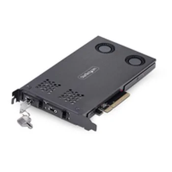 Hard Drive Adapter Startech 2M2-REMOVABLE-PCIE Black