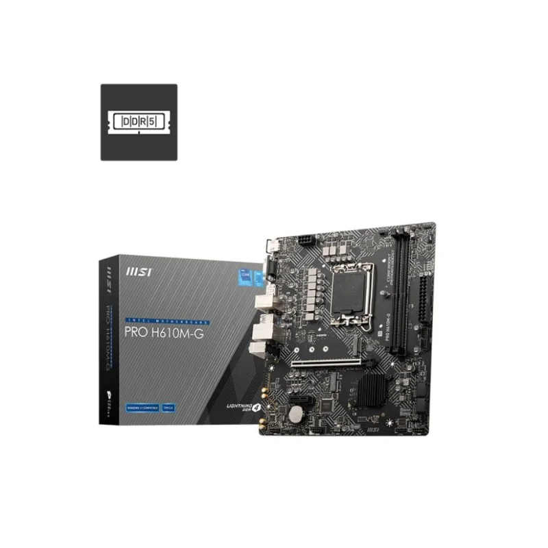 Motherboard MSI PRO H610M-G 1700 LGA 1700 INTEL H610