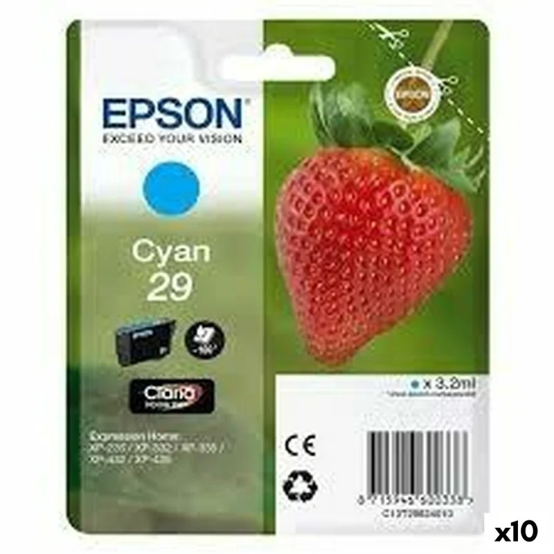 Original Ink Cartridge Epson 29 Cyan (10 Units)