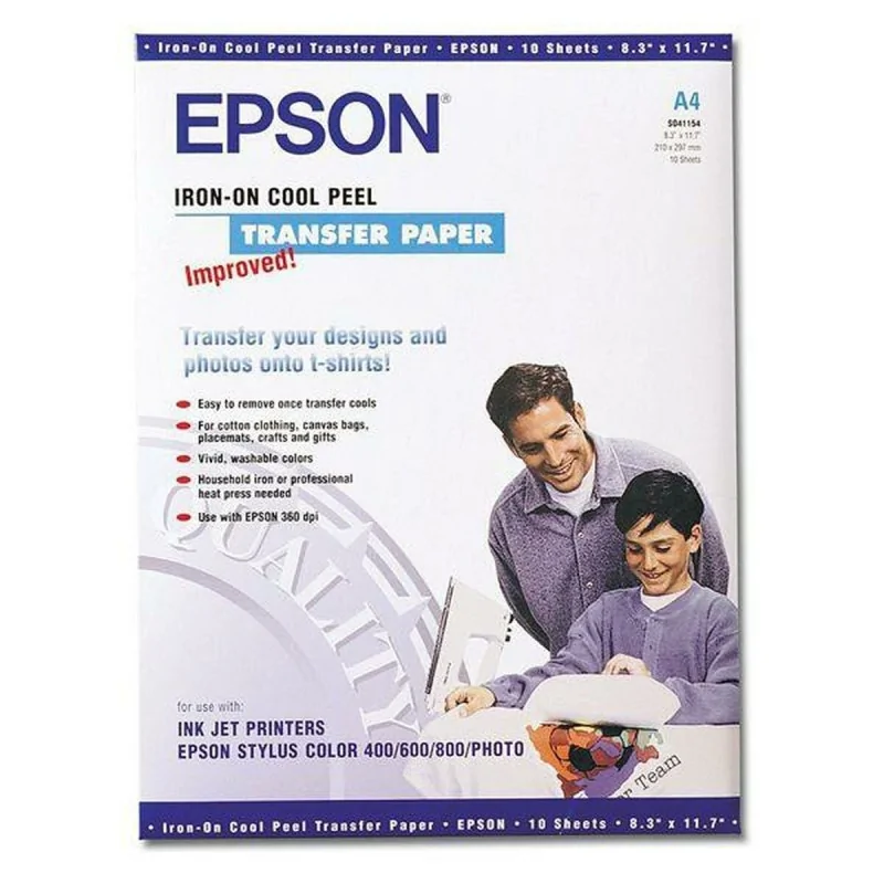 Glossy Photo Paper Epson White A4 10 Sheets