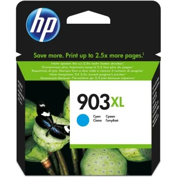 Original Ink Cartridge HP T6M03AE301 Blue Cyan