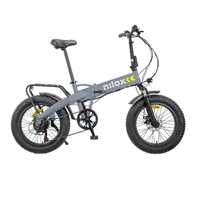 Electric Bike Nilox J4 PLUS 20X4P Grey 250 W 13000 mAh 20"