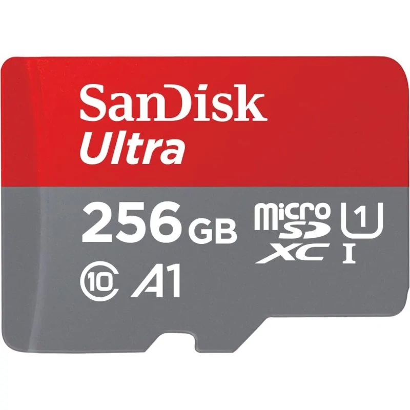 Micro SD Memory Card with Adaptor Western Digital SDSQUAC-256G-GN6MA