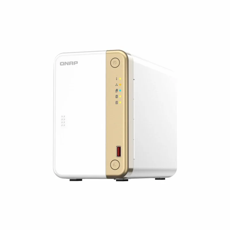 NAS Network Storage Qnap TS-262 White Golden Intel Celeron