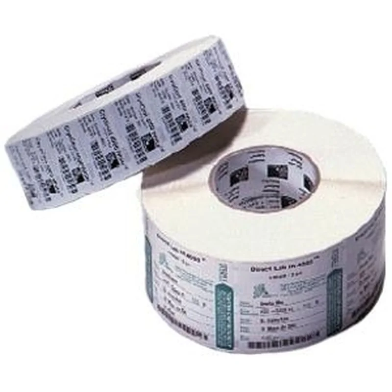 Printer Labels Zebra Perform 1000T White Ø 76 mm (4 Units)