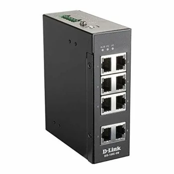 Cabinet Switch D-Link DIS-100E-8W RJ45 x 8 Black