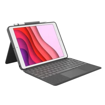 Bluetooth Keyboard with Support for Tablet Logitech...