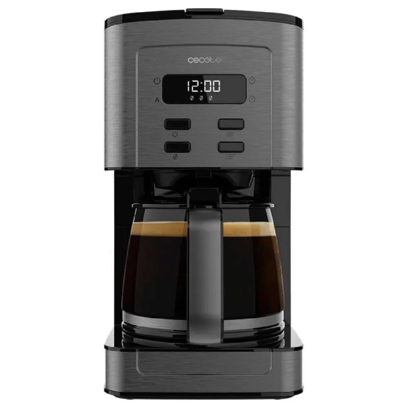 Drip Coffee Machine Cecotec 56 Time 800 W Black 12 Cups 1,3 L