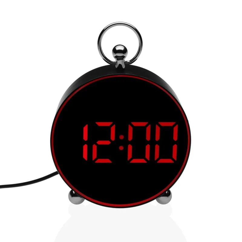 Alarm Clock Versa Black Red