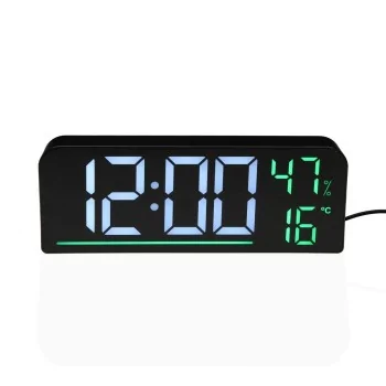 Alarm Clock Versa White Black Green