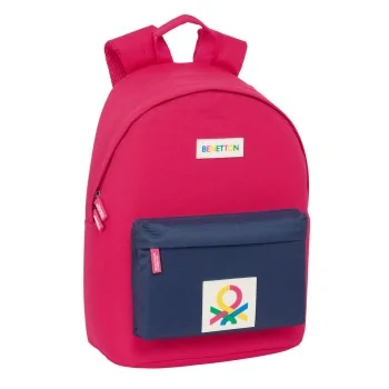 Laptop Backpack Benetton benetton Cherry Navy Blue 31 x...