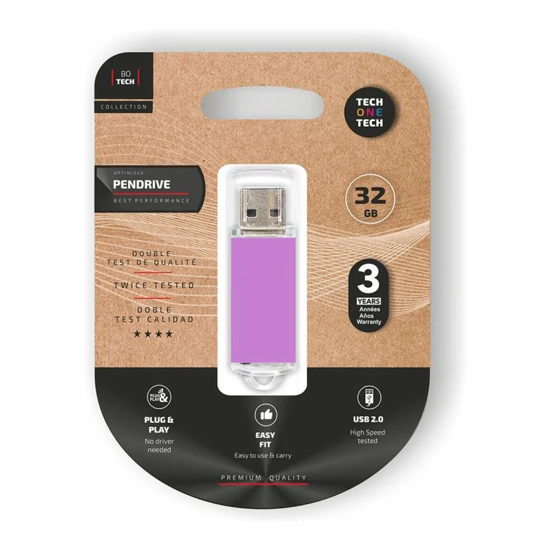 USB stick Tech One Tech Purple 32 GB