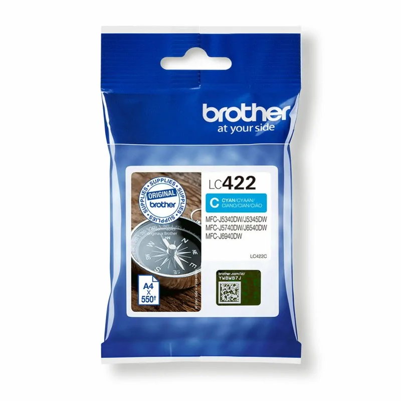 Original Ink Cartridge Brother LC-422C Cyan