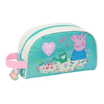 Travel Vanity Case Peppa Pig Pretty flowers Yellow Mint...