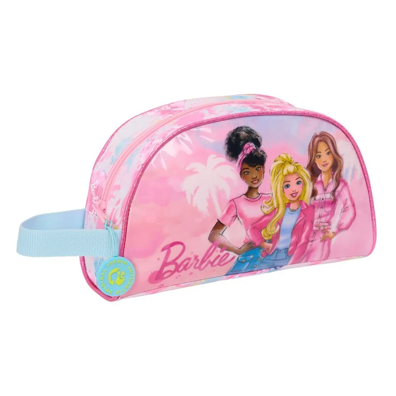 Travel Vanity Case Barbie Painterly Pink Sky blue 26 x 16 x 9 cm