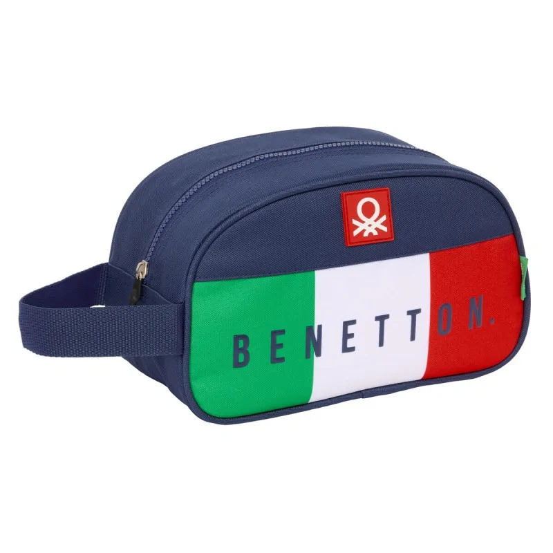 Travel Vanity Case Benetton Flag Navy Blue 26 x 15 x 12 cm