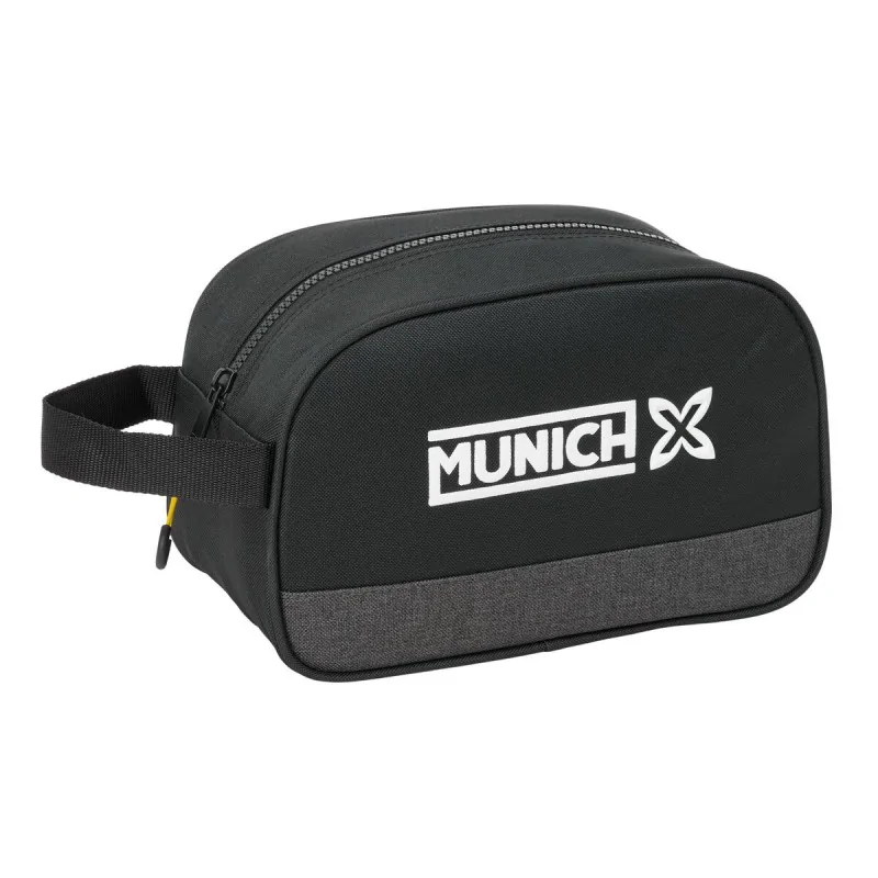 Travel Vanity Case Munich Topo Black 26 x 15 x 12 cm