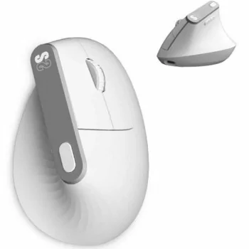 Ergonomic Optical Mouse Subblim SUBMO-EDNVW02 White