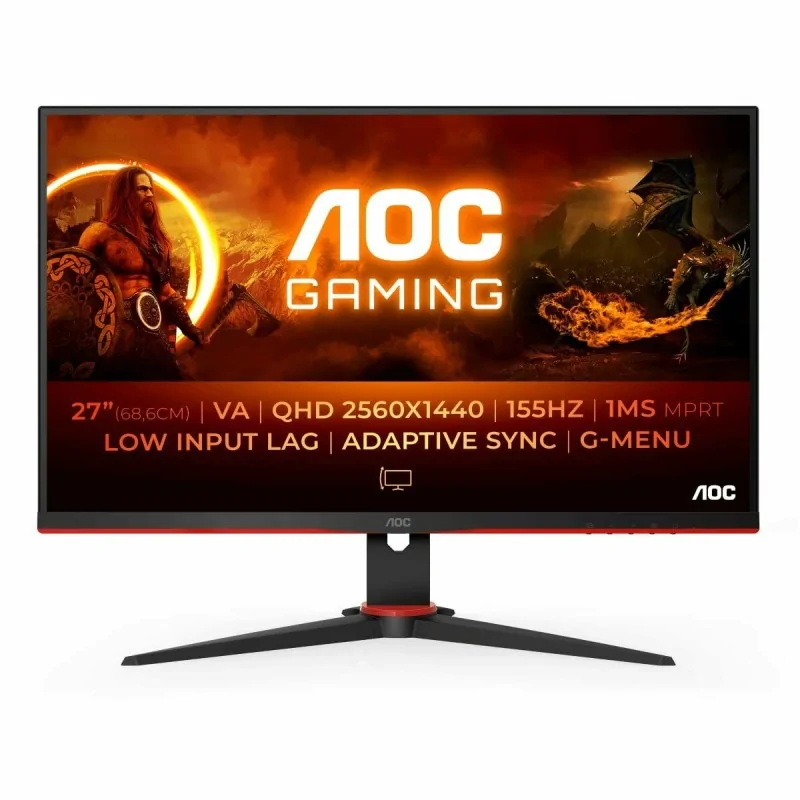 Gaming Monitor AOC Q27G2E/BK Quad HD 27"