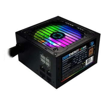 Power supply CoolBox DeepEnergy RGB600 ATX 600 W 80 Plus...