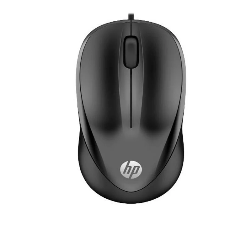 Mouse with Cable and Optical Sensor HP 4QM14AAABB Black