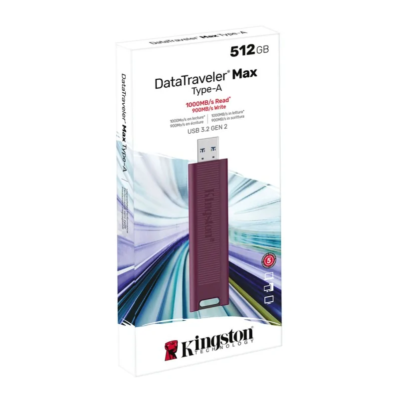 USB stick Kingston DTMAXA/512GB Red 512 GB